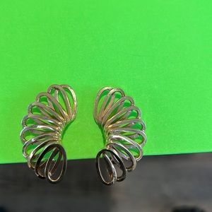 Clip earrings